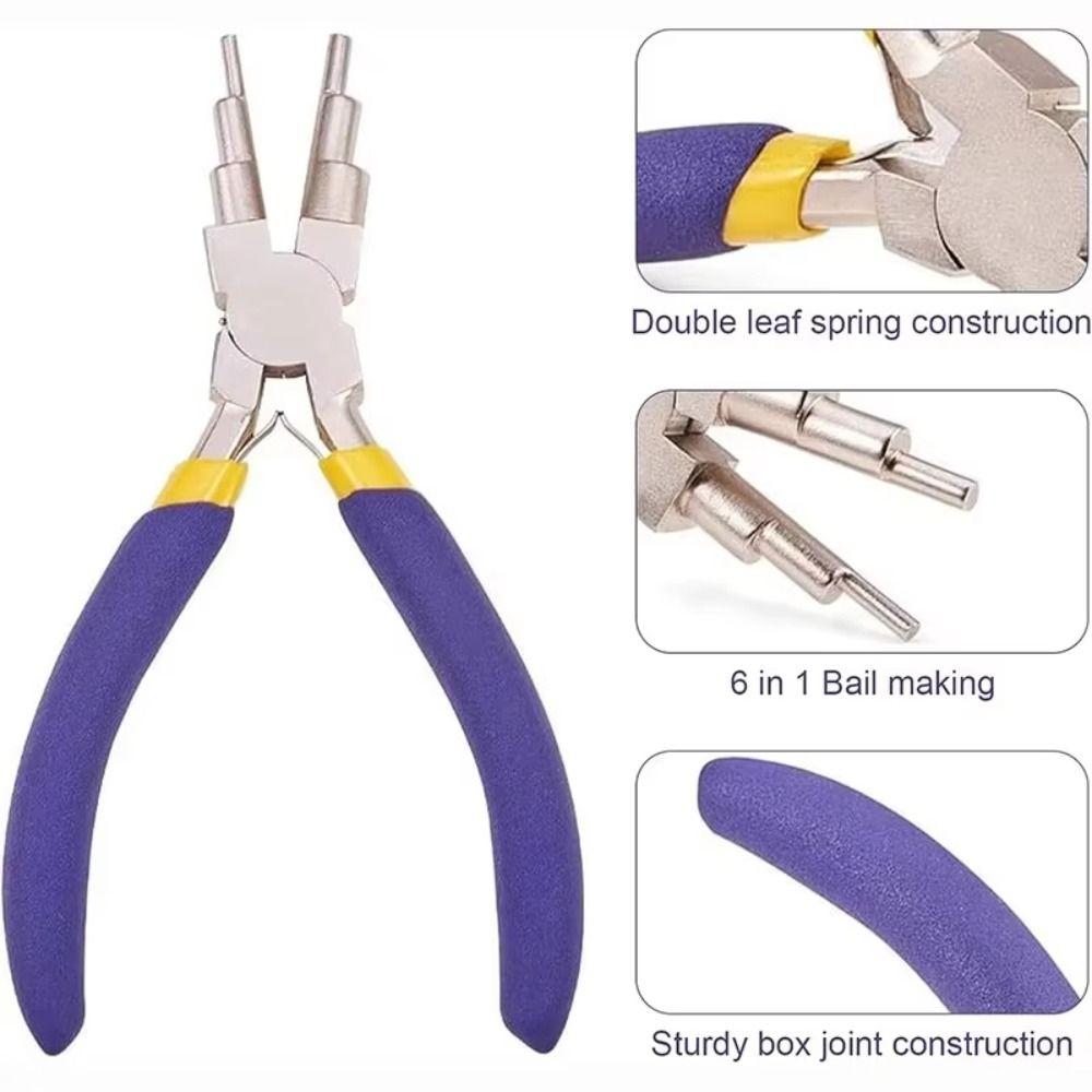 Multifunctional Six-section Pliers Rustproof Bail Making Pliers  Bendable Copper Wire