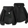 Boy Black Gray Coat Hoodies Kid Autumn Clothing Zipper Style Girl Purple Pink Tops Children Hoodie