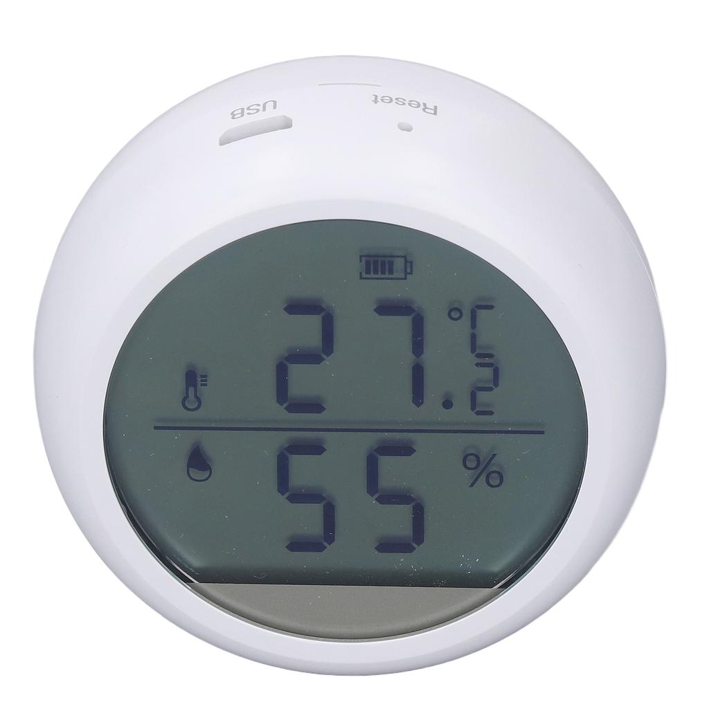 WLAN Temperatur-Feuchtigkeitssensor Fernüberwachung Wandmontage Smartes Temperatur-Feuchtigkeitsmessgerät