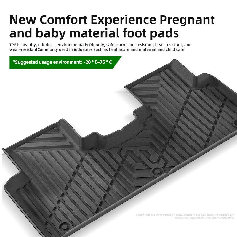 Waterproof TPE Floor Mats for 24 Leapmotor C10 Car Models