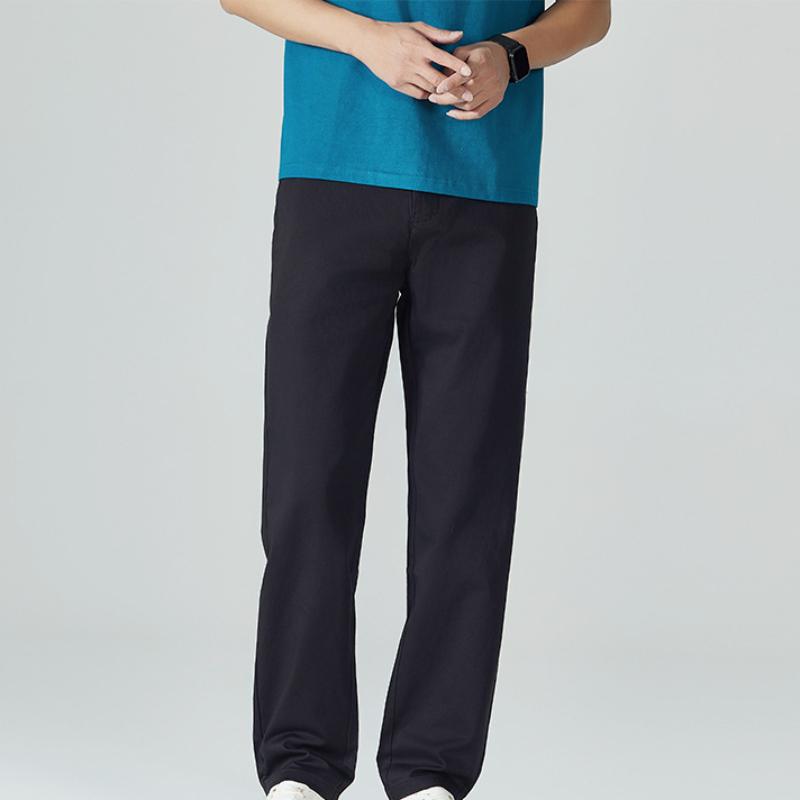 Spring and Autumn Men's Pants Loose Straight Business Casual Pants Fashion Joker Simple Skin-friendly and Comfortable.