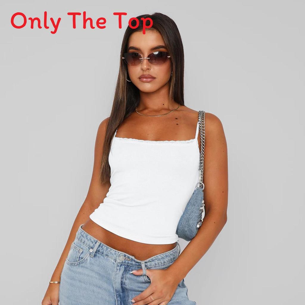 Sexy Lace Cami Top For Women With Stretch Fabric Summer Streetwear For Adults