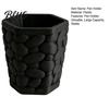 Minimalist Pencil Holder for Vanity Pebble Texture Pen Holder Hexagonal Desktop Organizer Stable Anti-Tip 3D Practical Gift Students Printed