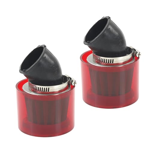 

Alpha Depot Очиститель воздуха Очиститель воздушного фильтра Универсальный Закрытый Водонепроницаемый Защищенный от дождя Кастомный Мотоцикл Мопед Скутер Цилиндрический Впуск Карбюратор (Красный, 3