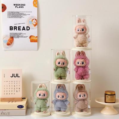 Scatola Espositiva per Statuetta Labubu: Stand portaoggetti a sorpresa antipolvere e bambole di peluche