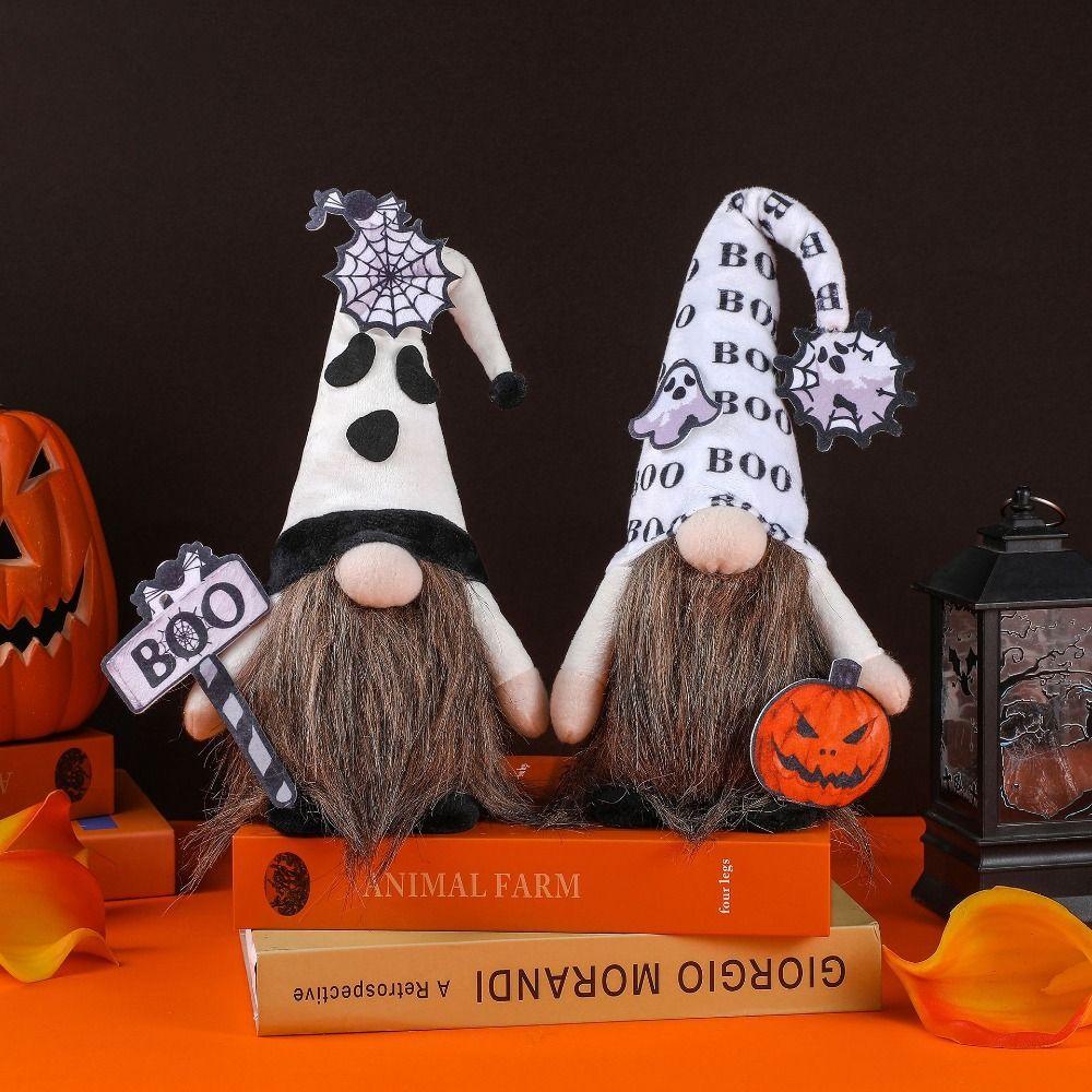 Funny Halloween BOO Faceless Gnome Doll Cloth Happy Halloween Decoration Home Decoration