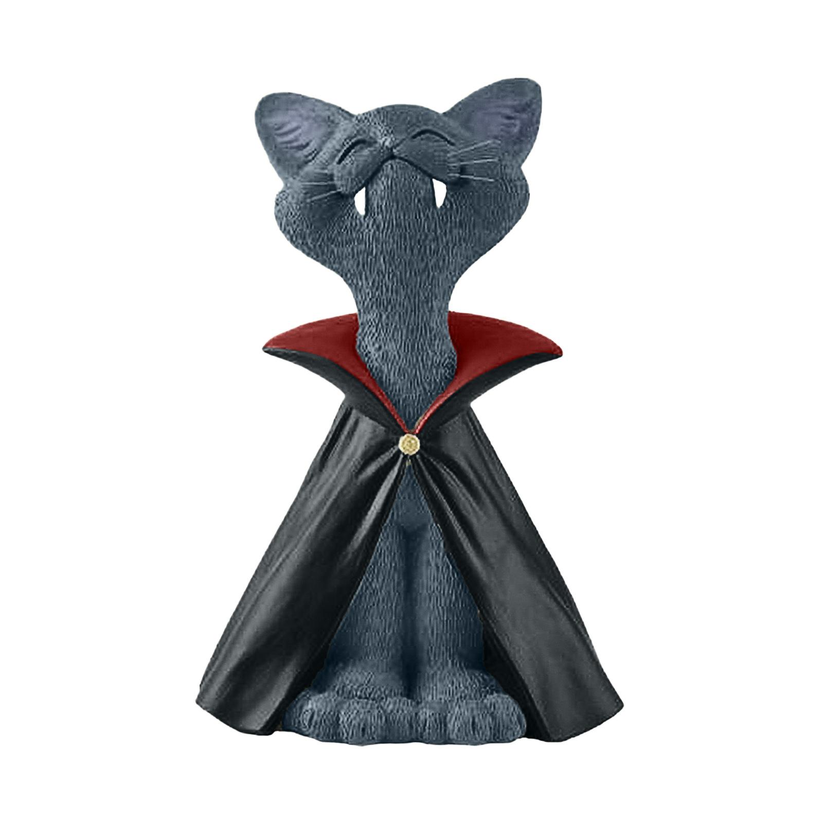 

Трансграничные Хэллоуин Кошки Смеются Смола Украшения Декорации One Size