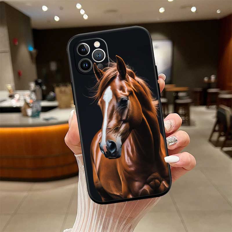 

NH22 Fine Horse Shell Phone Case for Samsung Galaxy Note 10 20 S23 S24 S25 Ultra FE Plus Edge Lite A02S A35 A07 A17 Galaxy S24 Ultra