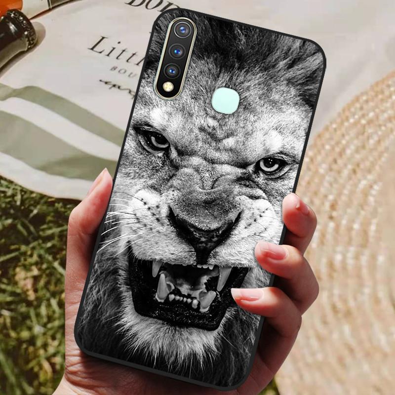 For Vivo Y19 Case Silicone Cover For Vivo 1915 Y19 Y 19 Case 6.53'' Soft TPU Silicon Phone Back Protective Bumper Shells Coque