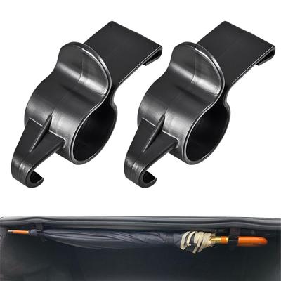 Auto Regenschirmhalter 2 Stück Regenschirmhalter Aufhänger Langlebig Universal Einfach zu Bedienen Auto Kofferraum Organizer Regenschirm Zubehör für LKW