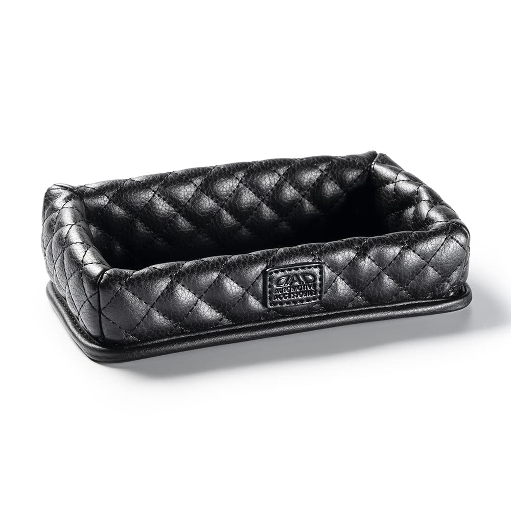 

D.A.D. Garson Lounge Tray, Quilted, Black, HA675-01-01