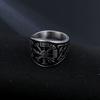 Ring personalized domineering Viking warrior men's ring Odin rune warrior men's ring
