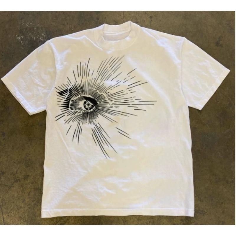 Sommer Neues Muster Gedrucktes T-Shirt Geeignet für Unisex Und Unisex Hergestellt Aus Reiner Baumwolle Modisches Und Vielseitiges T-Shirt