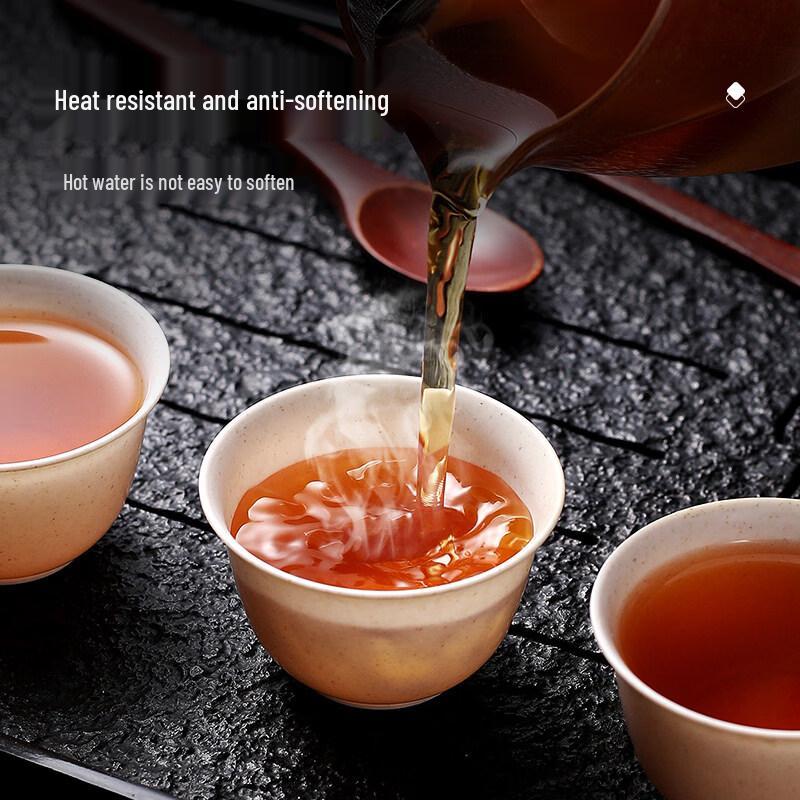 ZISIZ Disposable Eco-Friendly Rice Husk Kung Fu Tea Cup
