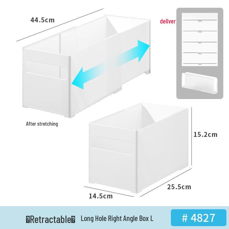 Cutie de Depozitare pentru Sertar de Bucătărie cu Separatoare de Compartimente Încorporate pentru Tacâmuri, Articole de Papetărie și Cosmetice