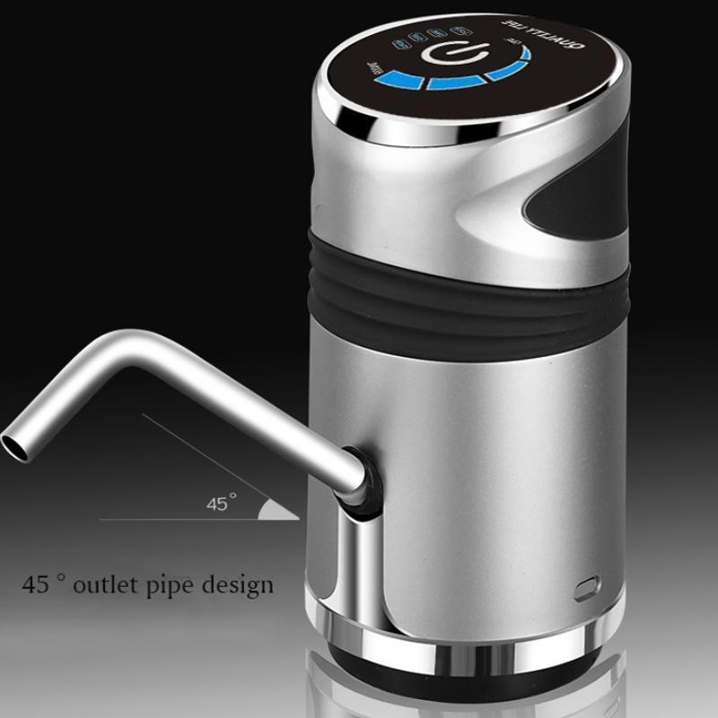 Electric Water Bottle Pump USB Charging Automatic Water Dispenser Pump Wireless Household