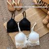 French Lace Wireless Push-Up Bandeau Bra - Sexy Cross Back