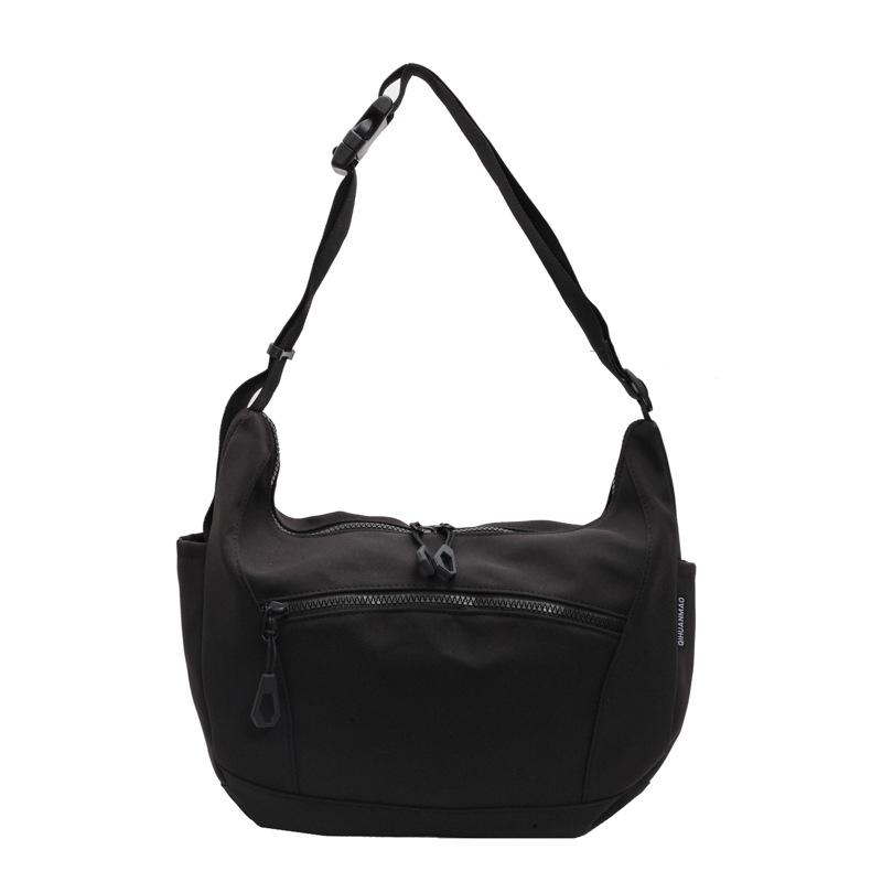 Contrasting Color Bag Women's Fashion New Messenger Bag Autumn Leisure Student Commuting Shoulder Bag Large Capacity Shoulder Bag