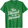 Too Blessed To Be Stressed Cool Present Friends Unisex T-Shirt