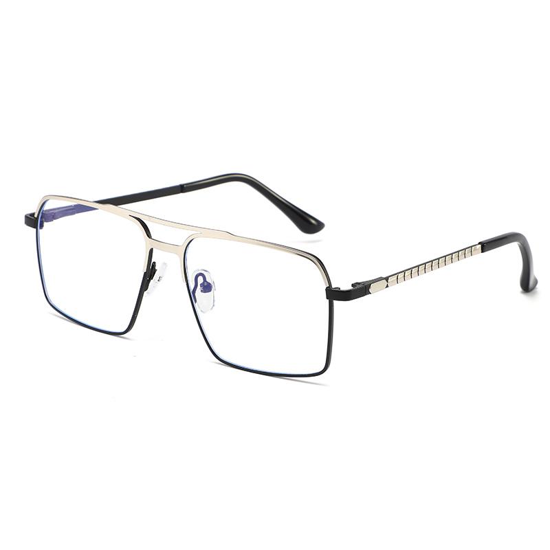 Square Large Frame Men's Glasses - New Classic Men's Eyeglass Frame - Anti-blue Light Glasses6004