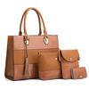 Retro Crocodile Pattern 4-Piece Handbag Set