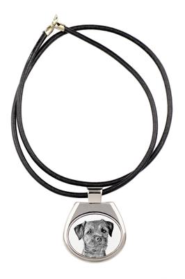 Border Terrier – Dog Necklace, Personalized Pendant with a Photo |