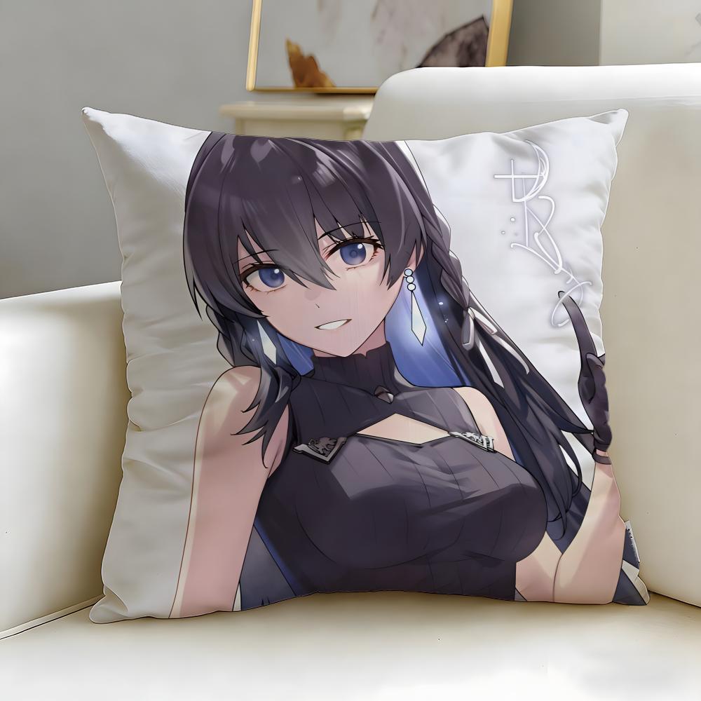 

anime Unnamed Memory Cushion Cover Soft EasyWash Pillow Case Versatile for Couch Bed Travel and Office 30X30cm