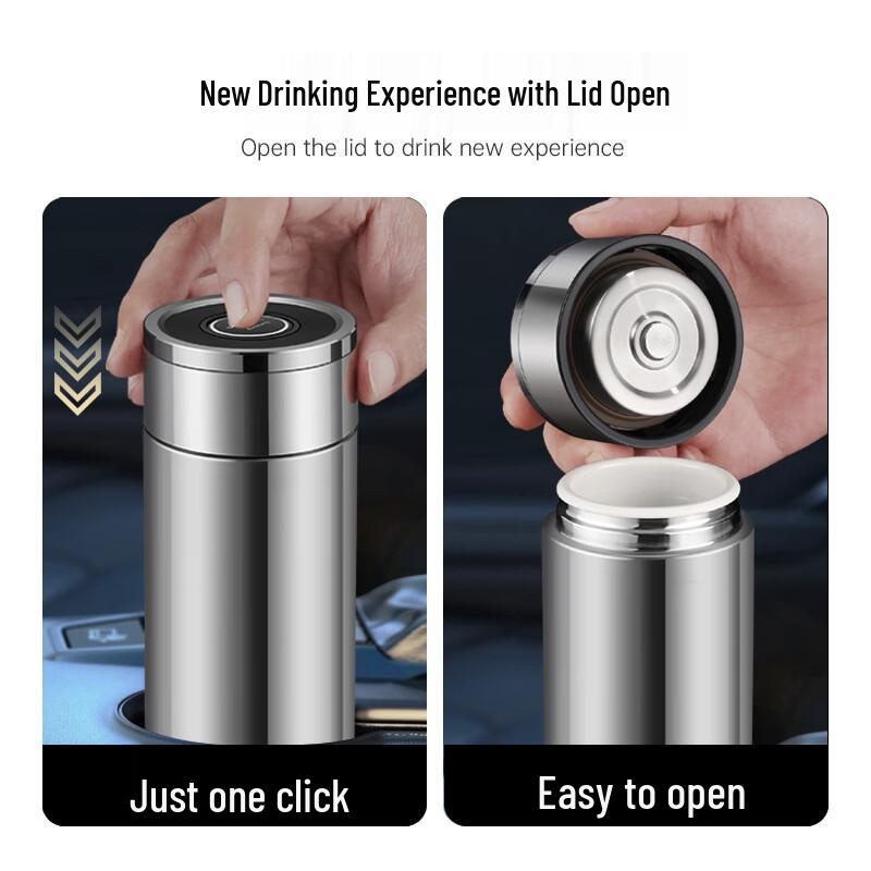 Shangqi Stainless Steel One-Hand Open Insulated Mug