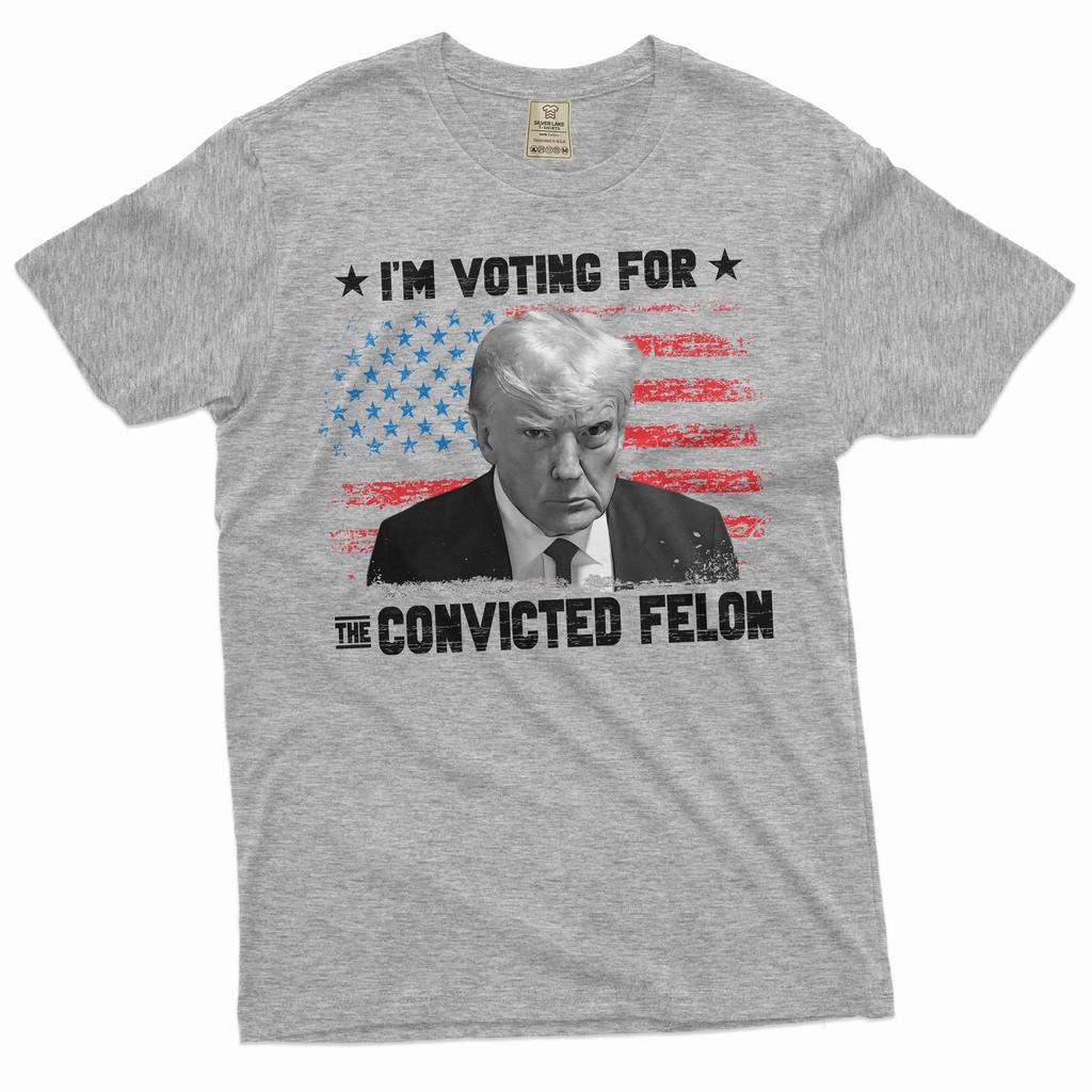 Convicted Felon Shirt DJT Donald Trump USA Support Shirt Election 2024 T-Shirt