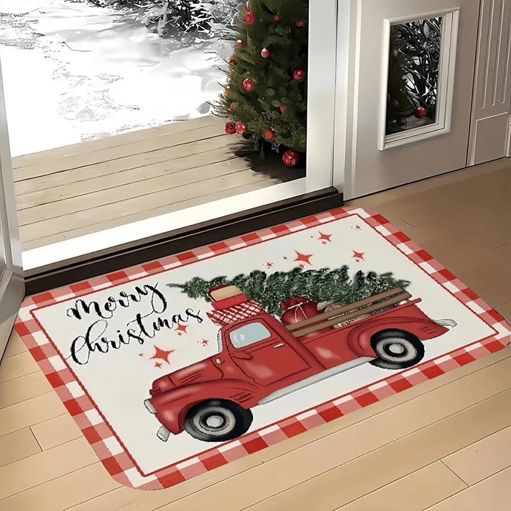 Willkommen! Inspirationsmuster Fußmatte  Künstlerischer Eleganter Druck  Rutschfeste Bodenmatte  Geeignet für Eingangsbereich und Heimdekoration