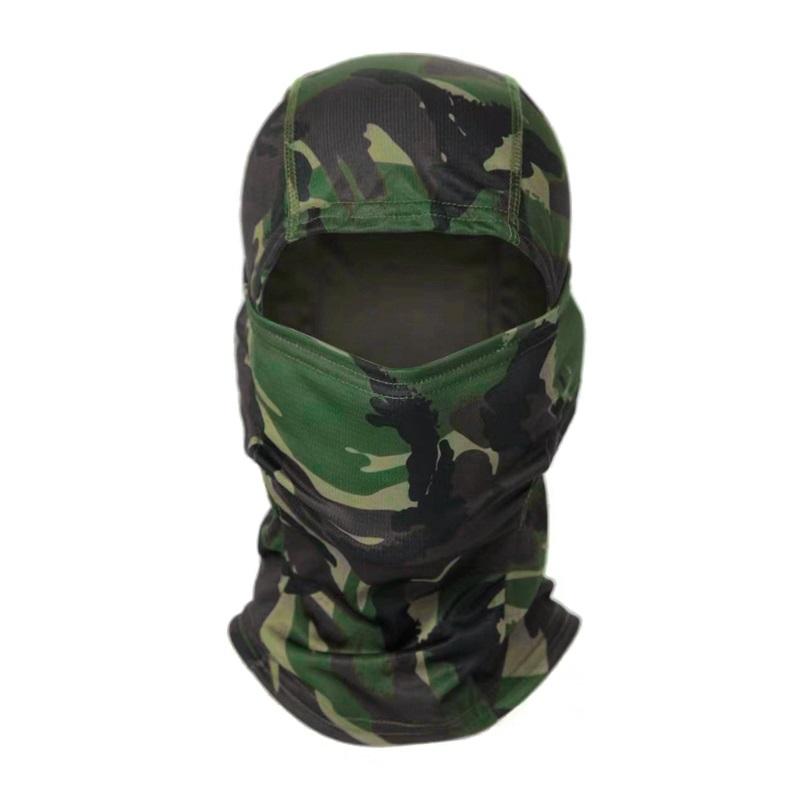 Camouflage Sturmhaube Radfahren Vollgesichtsmaske Outdoor-Sportarten Jagd Wandern Skimaske Motorradhelm Innenmütze