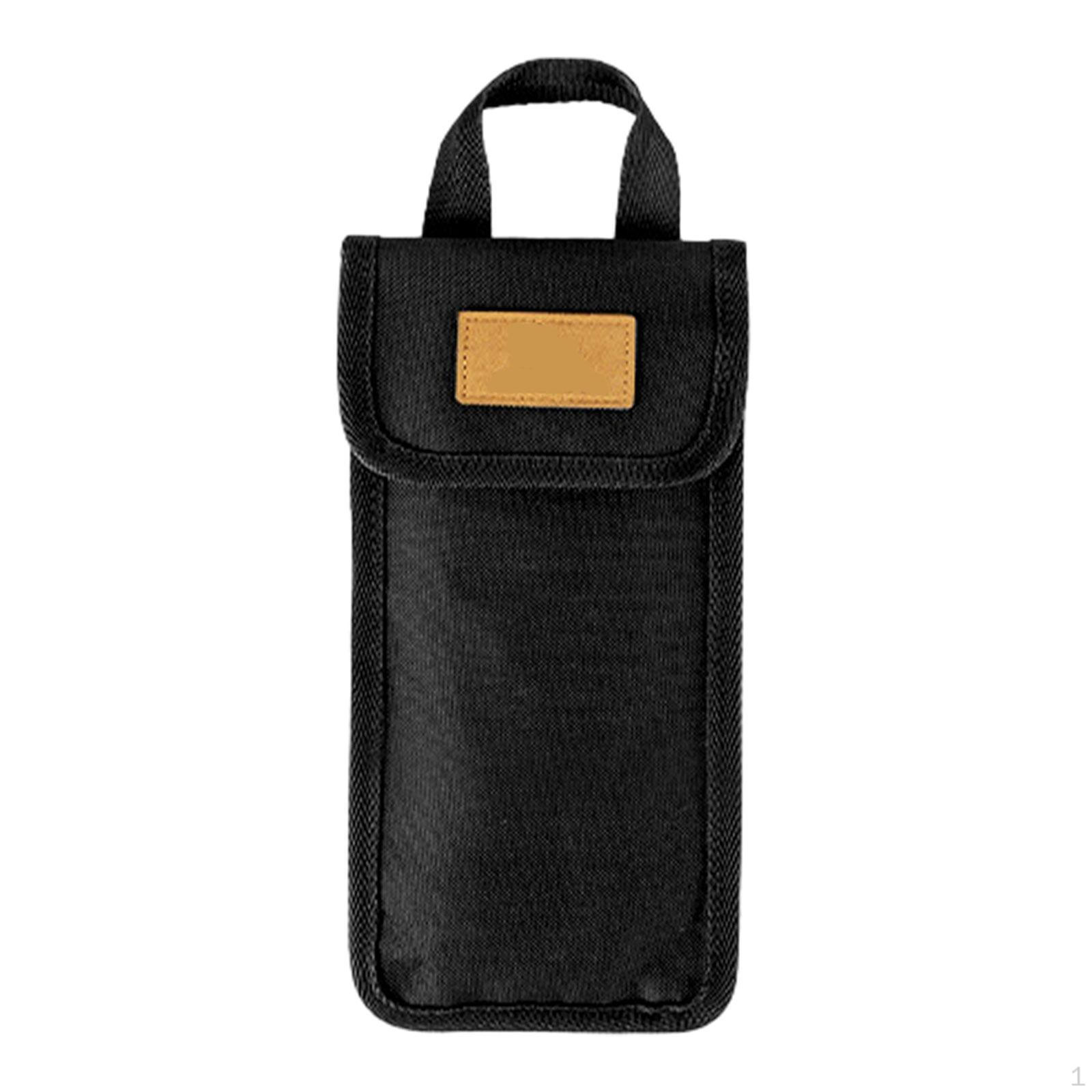 Storage Bag for Tent Stakes and Ground Nails black 22cmx12.5cm