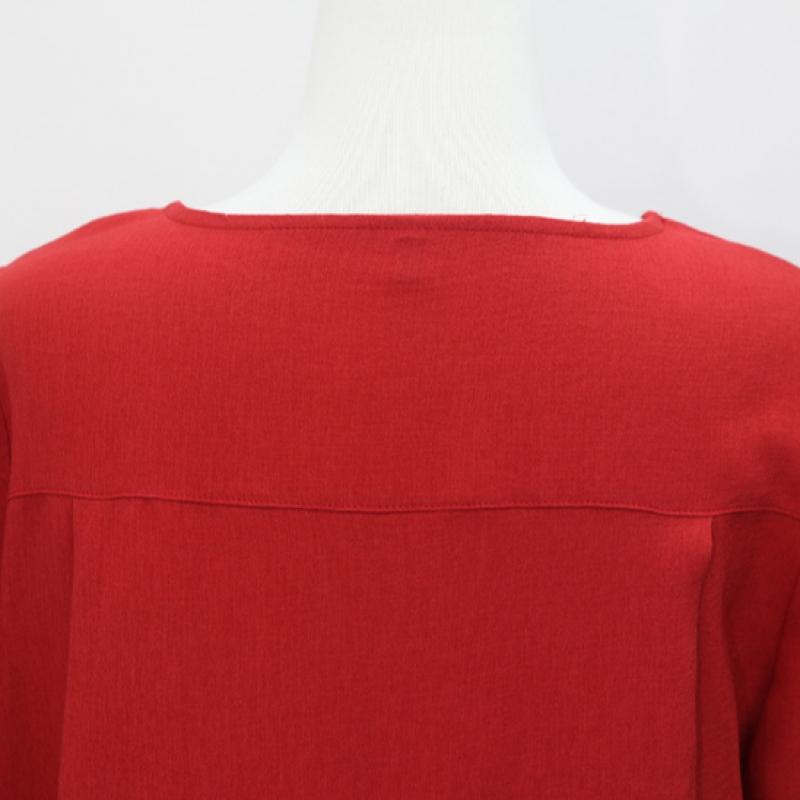 Shiz Madam Women Feminine Frill Balloon Blouse T57551