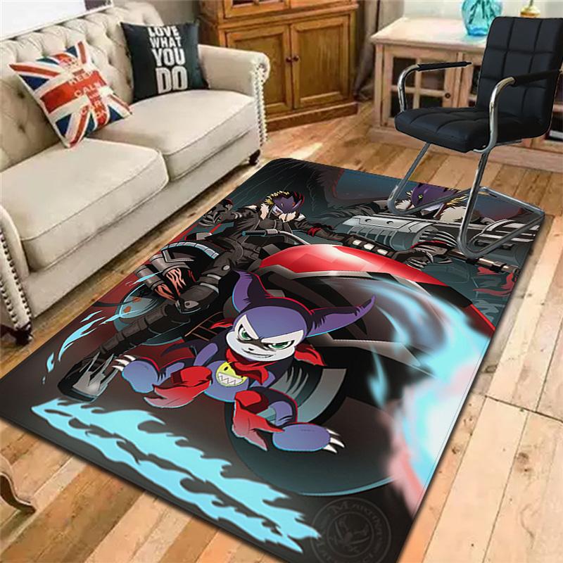 Digimon Tamer Rug Floor Mat for Living Room or Bedroom Soft and Comfortable Carpet a Gift for Birthday and Holiday.SFF0917210