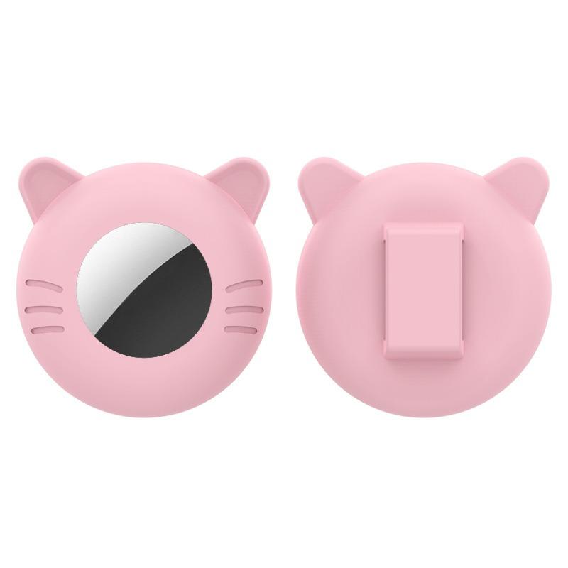 For Airtag Case Cat Collar Holder Stretchy Silicone Holder For Airtag Puppy Dog Anti-Lost Protective Pet Case Pet Protective