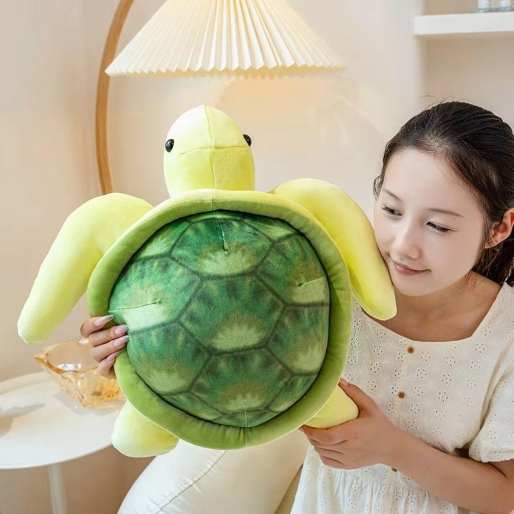 Collection Animal Sea Turtle Pillow Fluffy Turtle Animal Doll  Children Gift