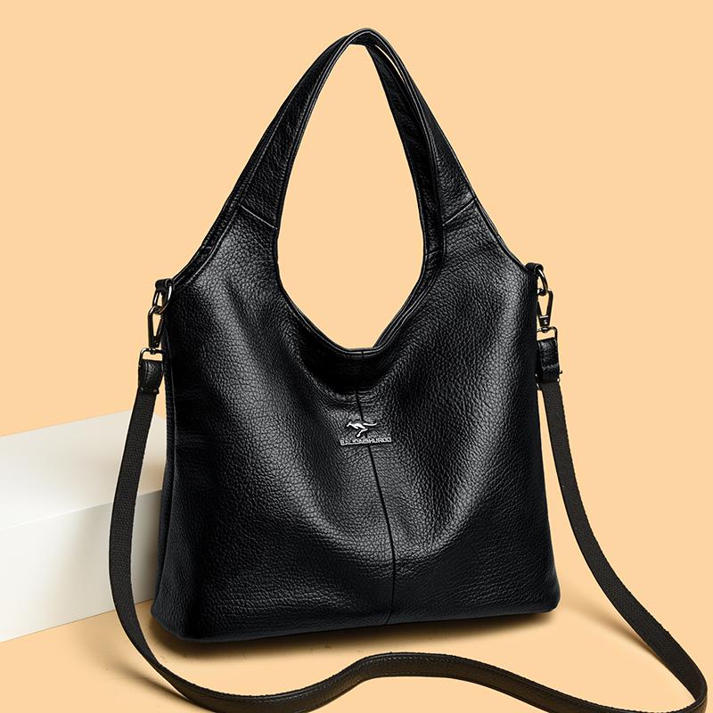 Große Kapazität Luxus Designer Tasche Sac Main Hochwertiges Weiches Leder Schulter Crossbody
