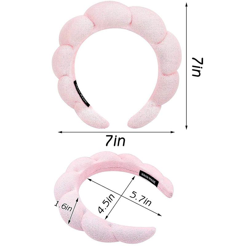 Nouveau Bandeau Éponge Tendance Pour Femmes Accessoires Cheveux Bandeau Multifonction Pour Lavage du Visage Démaquillage Douche Bande Cheveux