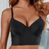 Reggiseno regolabile Converge da donna in tinta unita, traspirante, push-up, con anello in acciaio, reggiseno comodo, reggiseno a tubo, bralette