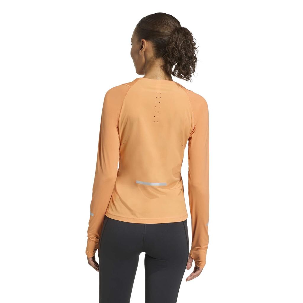 Women's adidas ADI365 orange running longsleeve JY9753 r XS