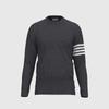 TB [Official Authentic] Sweater Unisex Base Sweater Classic Round Neck Pullover Slim Fit Versatile Knit Sweater