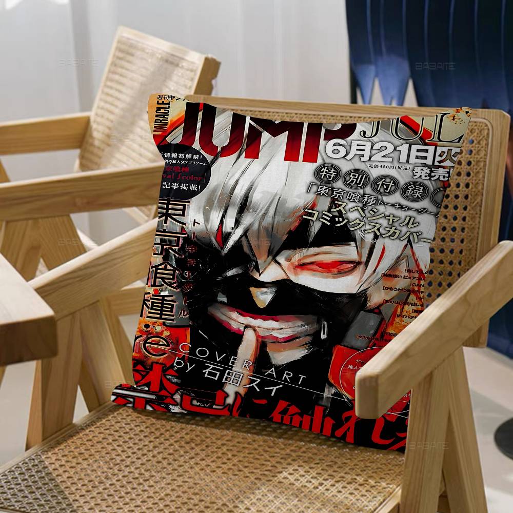 Аниме Токийский Гуль Наволочка Декоративная Подушка Диван Домашний Декор Чехол Наволочки 12x12Inch