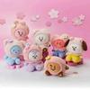 Sakura Fan BT21 KPOP series plush toy bulletproof youth group sitting doll gifts birthday couple adult Cuddly Huggable Comfort Kawaii Adorable Stuffed