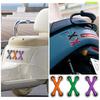 3D Realistic Shoelace Car Sticker Waterproof Sunproof Decals with Strong Adhesive for Scratch Cover for Cars Motorcycles