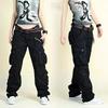 Hosen Damen Werkzeug Multi-Pocket Sporthose Loose Tactical Pants Große Größe Freizeithose