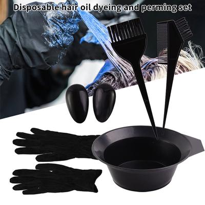 5/7/9Pcs Hair Coloring Kit – Includes Dyeing Comb, Bowl, Brush, Cream Applicator, Ear Caps, Clips, Cape, and Styling Tools