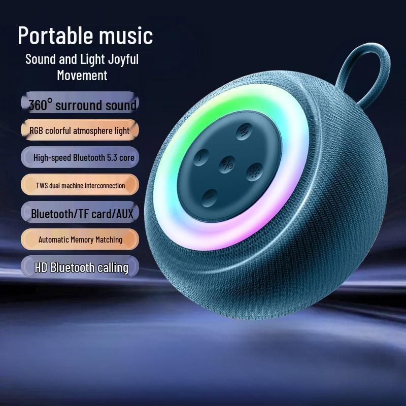 Colorful Wireless Bluetooth Speaker G25: Powerful Bass, Portable, High-Quality Sound