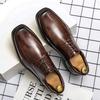 Fashion Mens Dress Shoes Genuine Leather Shoes for Men 2025 Social Shoe Male Original Leather Men's Sneakers Man Trend  Loafers Slip