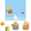 Durable And Cute Plush Backpack For Children With Waterproof Cartoon Excavator Theme