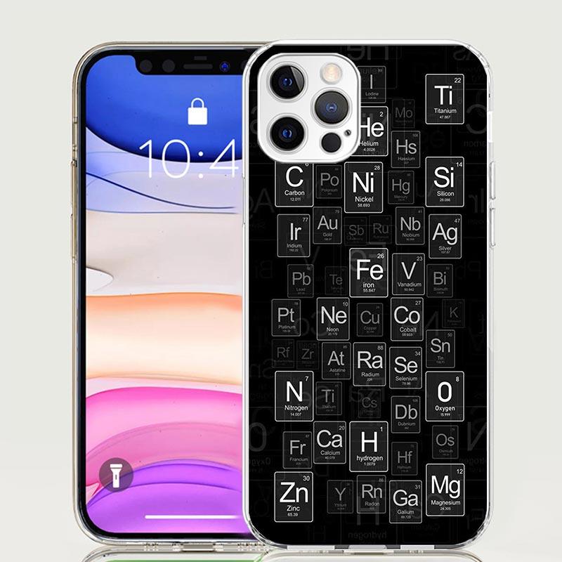 Physics Chemical Mathematics Phone Case For iPhone 17 Air 16 15 Plus 11 14 Pro Max 13 Mini 12 7 8 + SE Pattern Art Customized Co